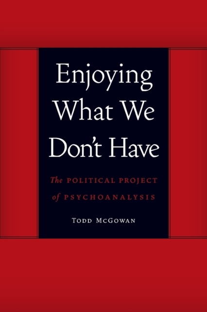 Enjoying What We Don't Have : The Political Project of Psychoanalysis, Paperback / softback Book