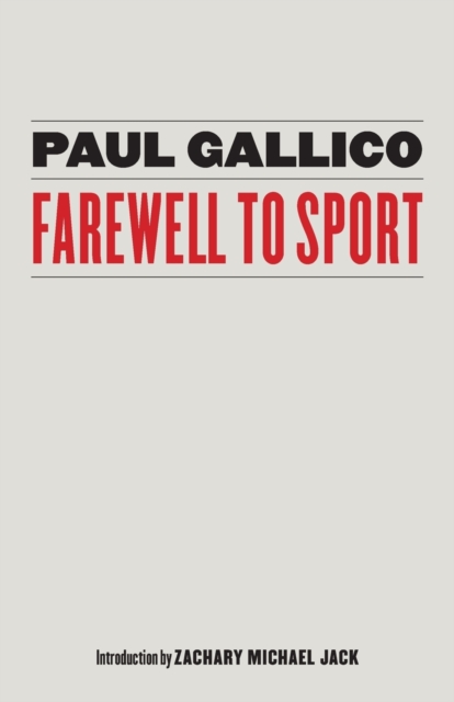 Farewell to Sport, Paperback / softback Book