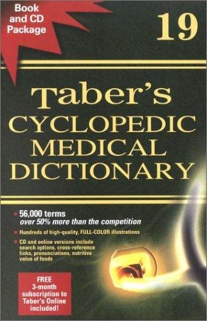 Tabers Dictionary 19e CD & Bk SW, Book Book