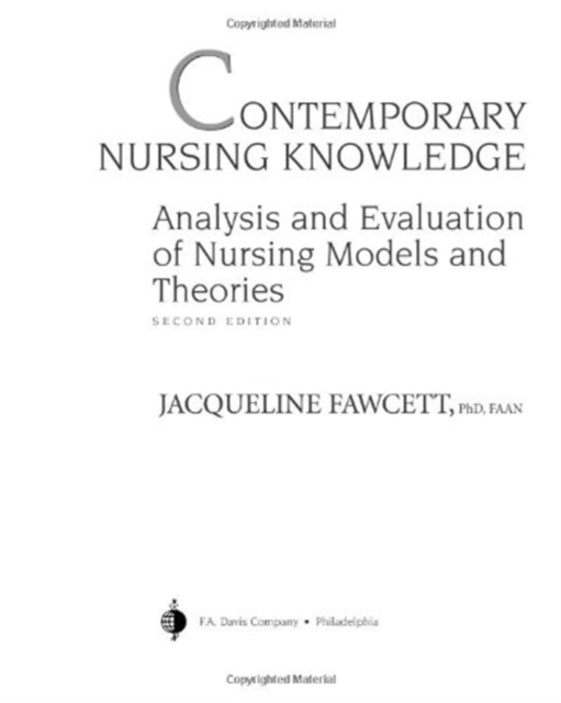 Contemporary Nursing Knowledge, Hardback Book