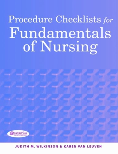 Procedure Checklists for Fundamentals of Nursing, Paperback / softback Book