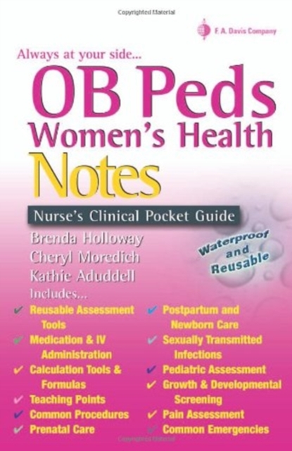 POP Display OB / Peds Notes, Multiple copy pack Book