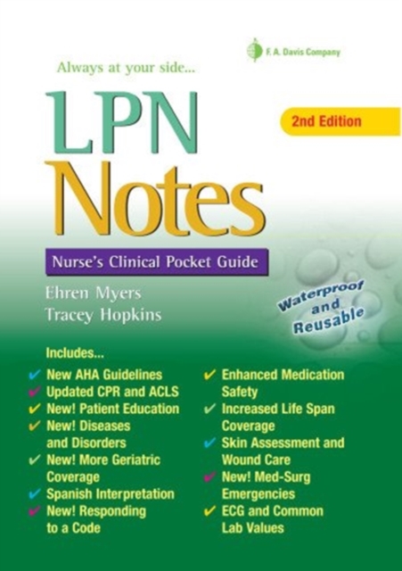 LPN Notes, Spiral bound Book