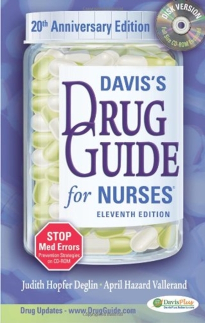 Davis's Drug Guide for Nurses, with CD-ROM, Hardback Book