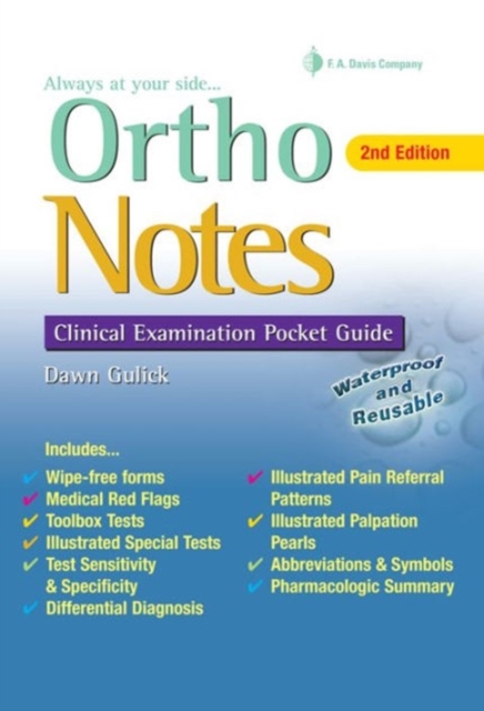 OrthoNotes : Clinical Examination Pocket Guide, Spiral bound Book