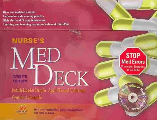 Nurse's Med Deck + Resource Kit CD-ROM, Paperback / softback Book