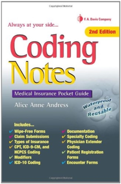 Coding Notes : Medical Insurance Pocket Guide, Spiral bound Book