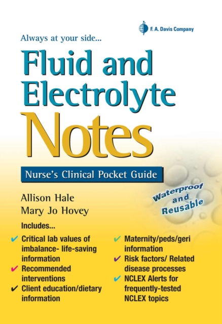 Fluid and Electrolyte Notes 1e, Spiral bound Book