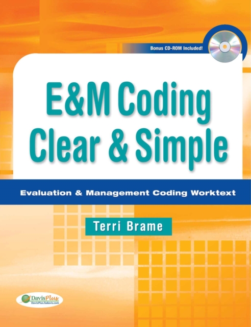 E and M Coding Clear and Simple 1e, Paperback / softback Book