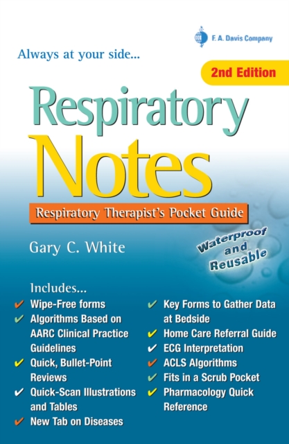 Respiratory Notes 2e Respiratory Therapist's Pocket Guide, Spiral bound Book