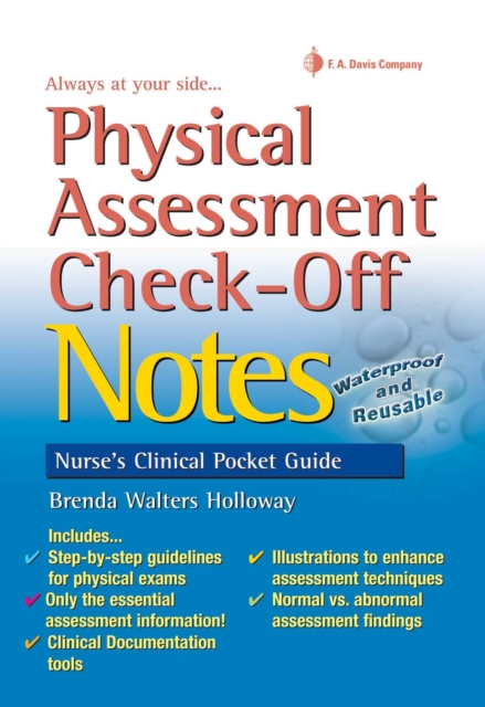 Physical Assessment Check-off Notes 1e, Spiral bound Book