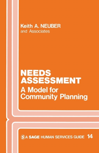 Needs Assessment : A Model for Community Planning, Paperback / softback Book