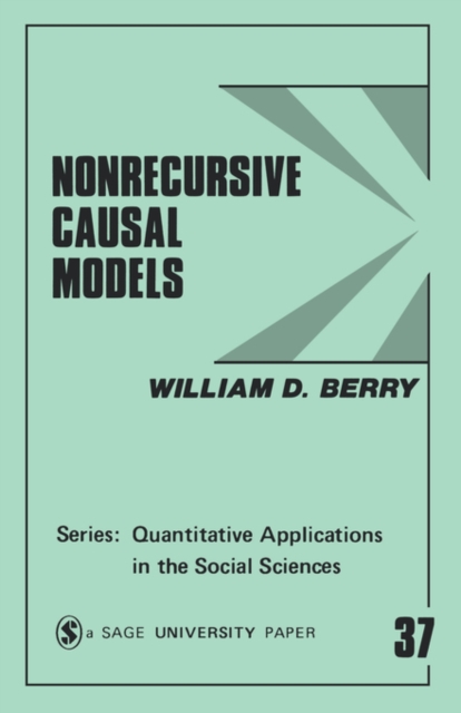Nonrecursive Causal Models, Paperback / softback Book