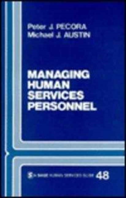 Managing Human Services Personnel, Paperback / softback Book