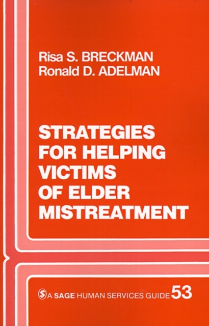 Strategies for Helping Victims of Elder Mistreatment, Paperback / softback Book
