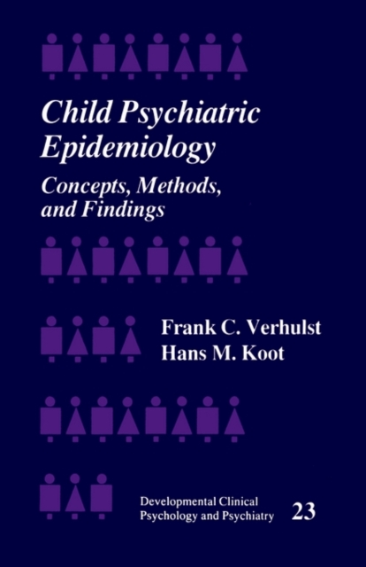 Child Psychiatric Epidemiology : Concepts, Methods and Findings, Paperback / softback Book