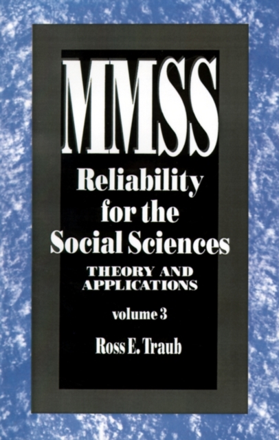 Reliability for the Social Sciences : Theory and Applications, Paperback / softback Book