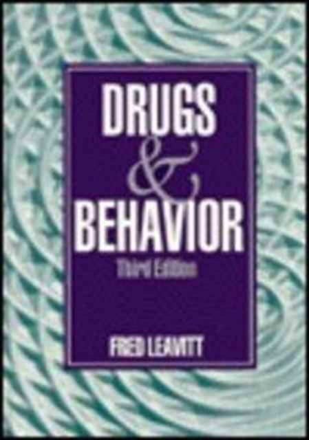Drugs and Behavior, Hardback Book