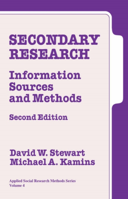 Secondary Research : Information Sources and Methods, Paperback / softback Book