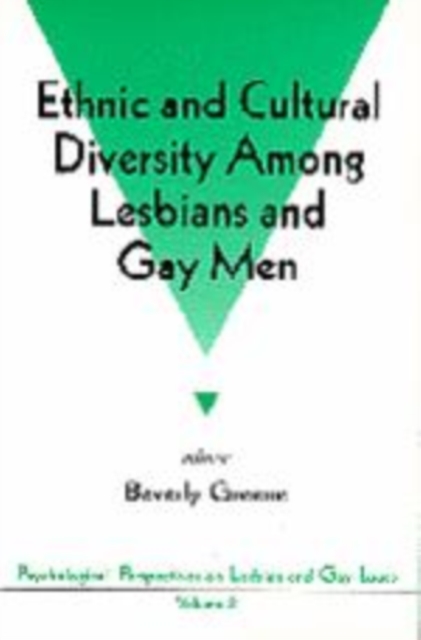 Ethnic and Cultural Diversity Among Lesbians and Gay Men, Hardback Book