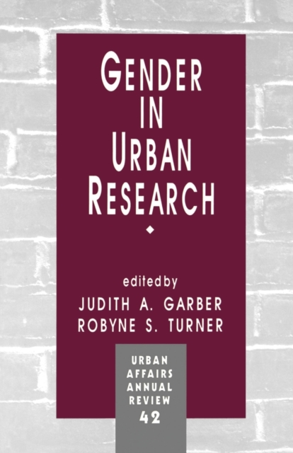 Gender in Urban Research, Paperback / softback Book