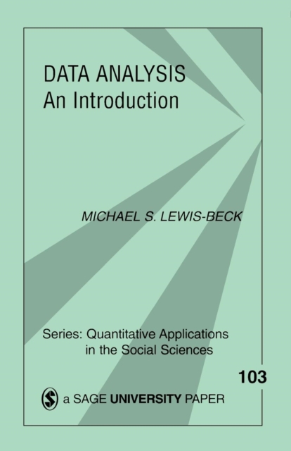Data Analysis : An Introduction, Paperback / softback Book