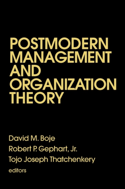 Postmodern Management and Organization Theory, Paperback / softback Book