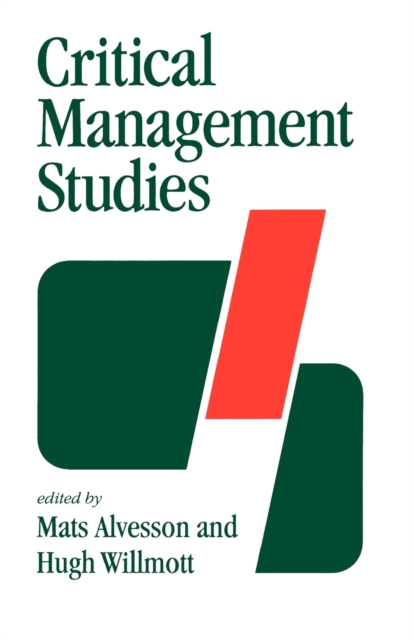 Critical Management Studies, Paperback / softback Book