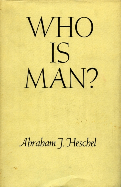 Who Is Man?, Paperback / softback Book