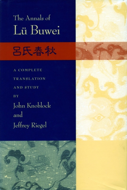 The Annals of Lu Buwei, Hardback Book