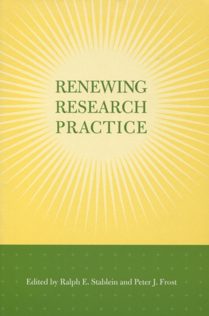 Renewing Research Practice, Paperback / softback Book