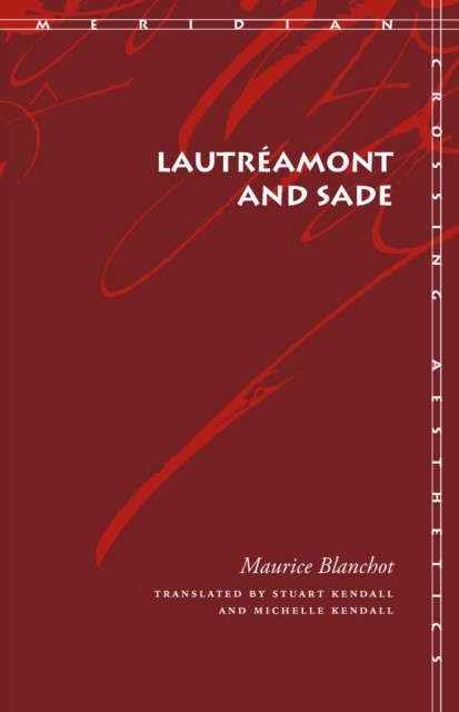 Lautreamont and Sade, Paperback / softback Book