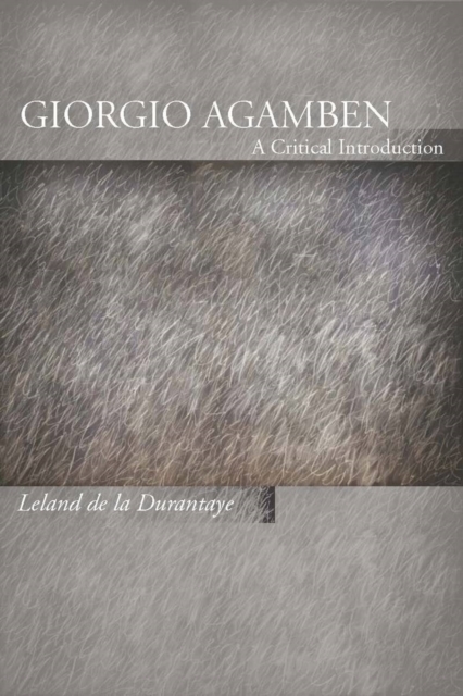 Giorgio Agamben : A Critical Introduction, Hardback Book