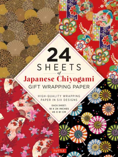 Chiyogami Patterns Gift Wrapping Paper - 24 Sheets : 18 x 24" (45 x 61 cm) Wrapping Paper, Paperback / softback Book