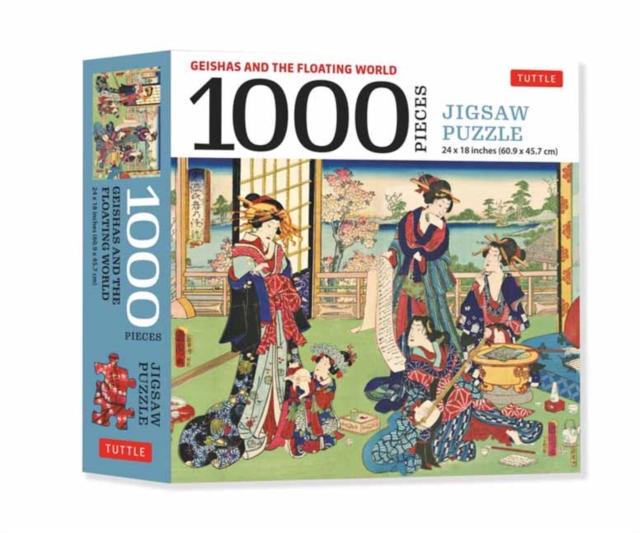 Geishas and the Floating World - 1000 Piece Jigsaw Puzzle : Finished Size 24 x 18 inches (61 x 46 cm), Game Book