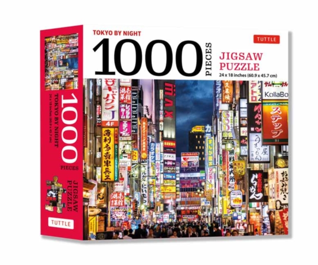 Tokyo by Night - 1000 Piece Jigsaw Puzzle : Tokyo's Kabuki-cho District at Night: Finished Size 24 x 18 inches (61 x 46 cm), Game Book
