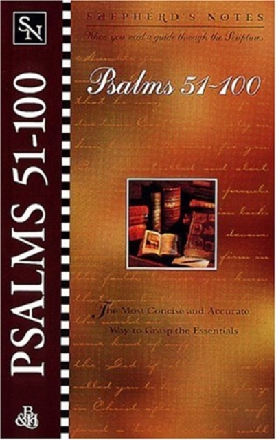 Shepherd's Notes: Psalms 51-100, Paperback / softback Book
