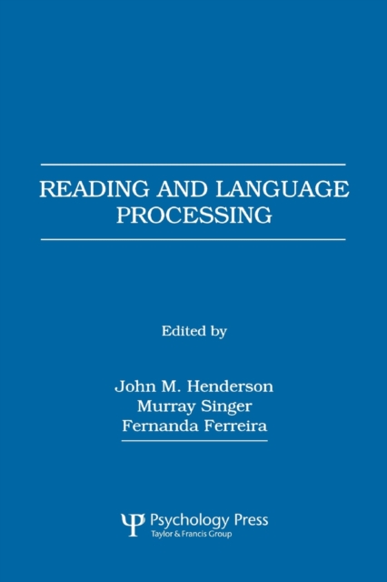 Reading and Language Processing, Paperback / softback Book