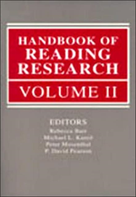 Handbook of Reading Research, Volume II, Paperback / softback Book
