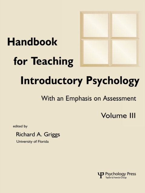 Handbook for Teaching Introductory Psychology : Volume Ii, Paperback / softback Book