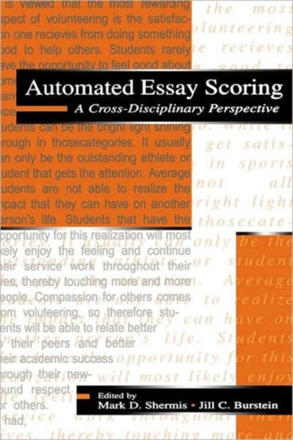 Automated Essay Scoring : A Cross-disciplinary Perspective, Hardback Book