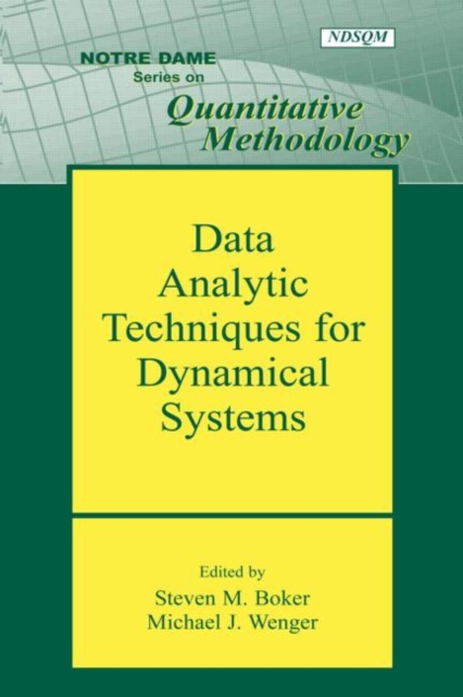 Data Analytic Techniques for Dynamical Systems, Hardback Book