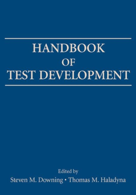 Handbook of Test Development, Paperback Book