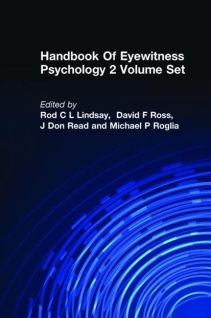 Handbook Of Eyewitness Psychology 2 Volume Set, Multiple-component retail product Book