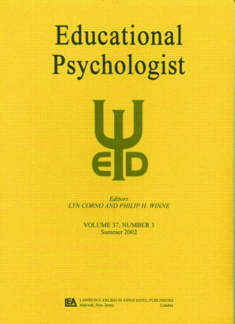 Emotions in Education : A Special Issue of educational Psychologist, Paperback / softback Book