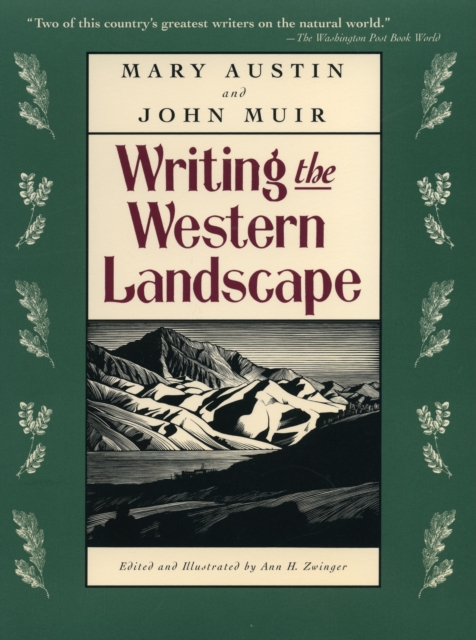 Writing the Western Landscape, Paperback / softback Book