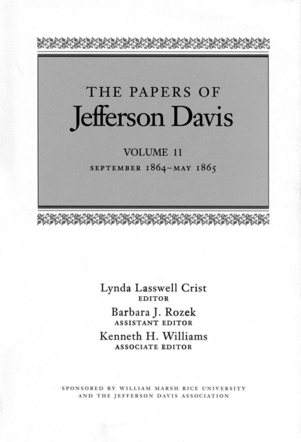 The Papers of Jefferson Davis : September 1864-May 1865, EPUB eBook