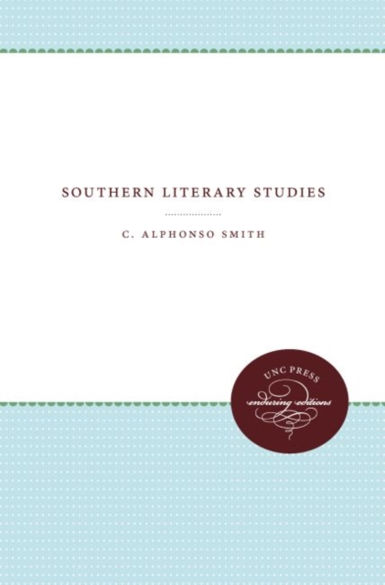 Southern Literary Studies, Hardback Book