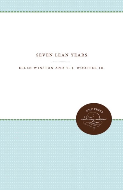 Seven Lean Years, Hardback Book
