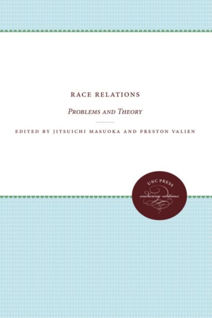 Race Relations : Problems and Theory, Hardback Book